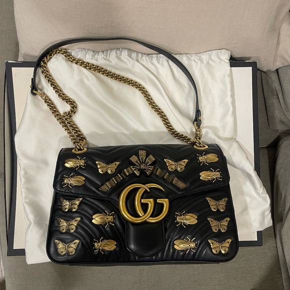 GG Marmont Flap Bag Medium - Picture 5 of 10